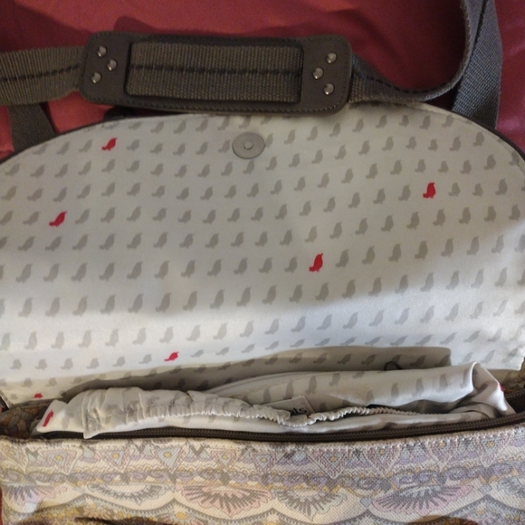 Sakroots NEW One World Artist Circle Pastel Shoulder Bag Convertible Backpack - Picture 3 of 5